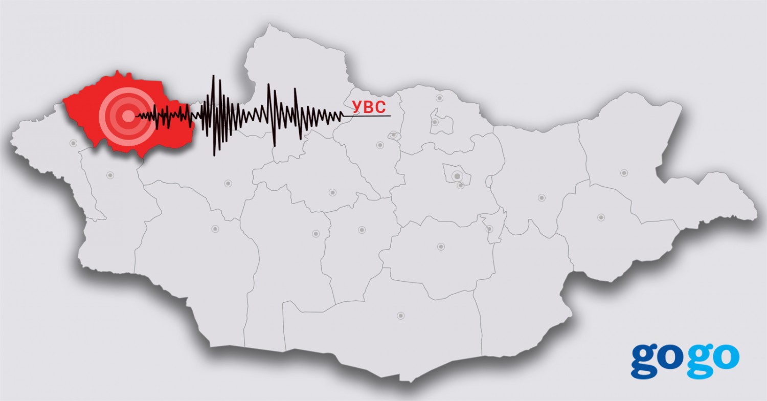 Увс аймгийн Өмнөговь суманд газар хөдөллөө