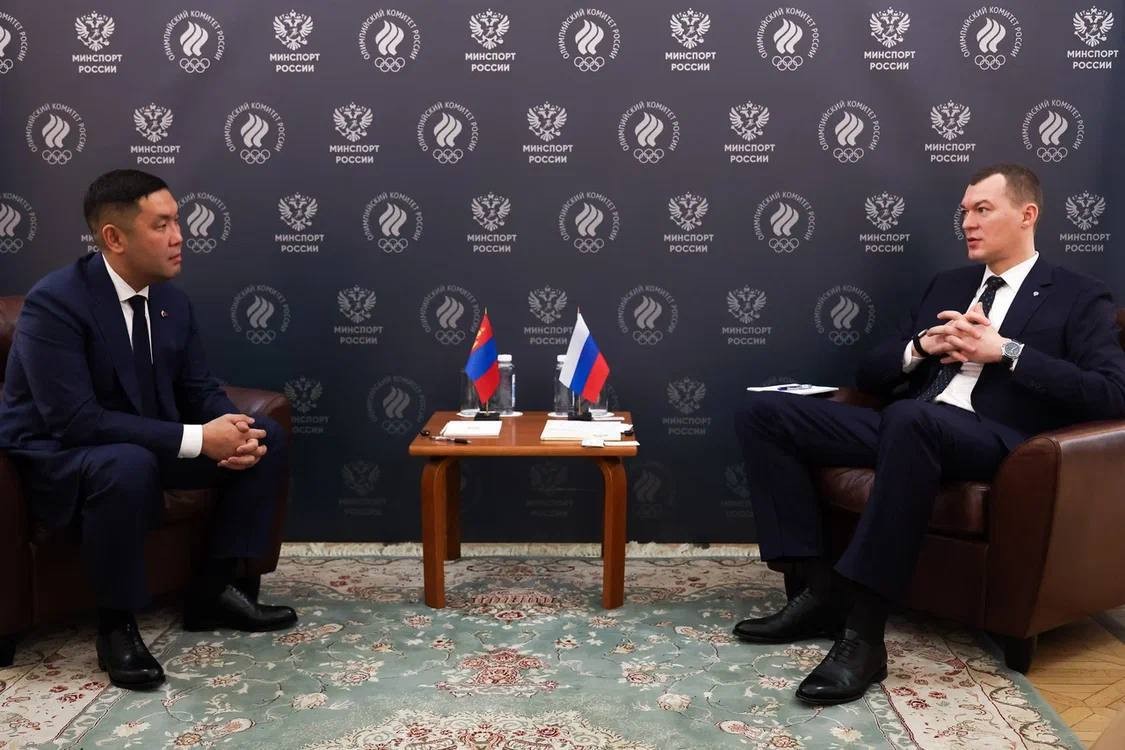 ССАЖЗ-ын дэд сайд Г.Дашням ОХУ-ын спортын сайд Михаил Владимирович Дегтярёвтой уулзжээ