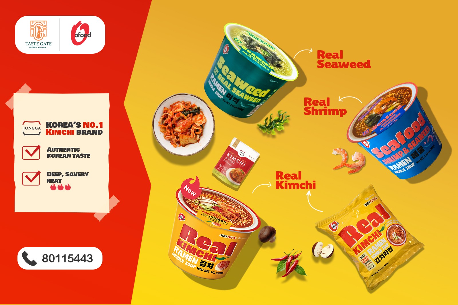 Жинхэнэ кимчитэй рамен "Real Kimchi Ramen"-ыг Монголд худалдаалж эхэлжээ