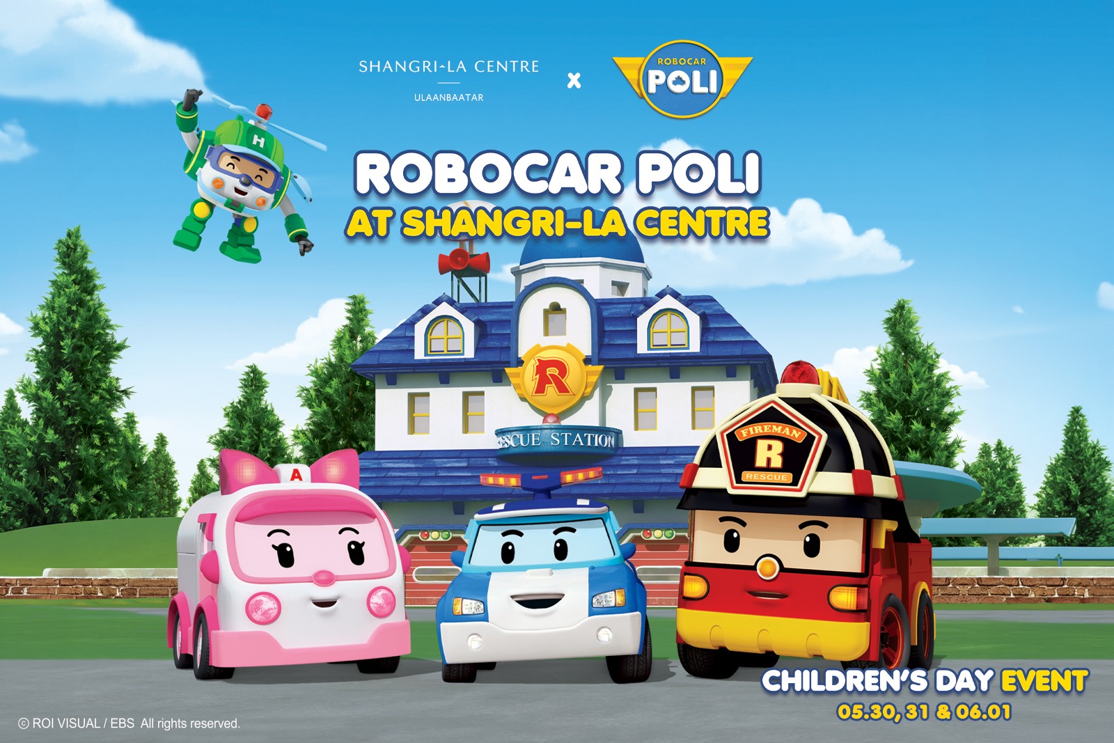 Шангри-Ла Төв “ROBOCAR POLI” тайзны шоуг албан ёсны эрхтэйгээр зохион байгуулна