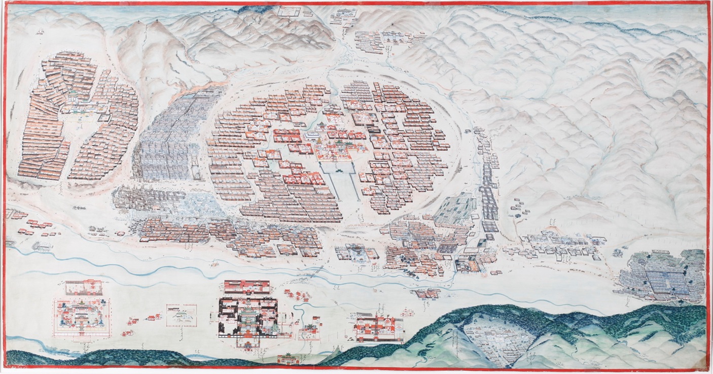 Overall view of Ulaanbaatar in 1913