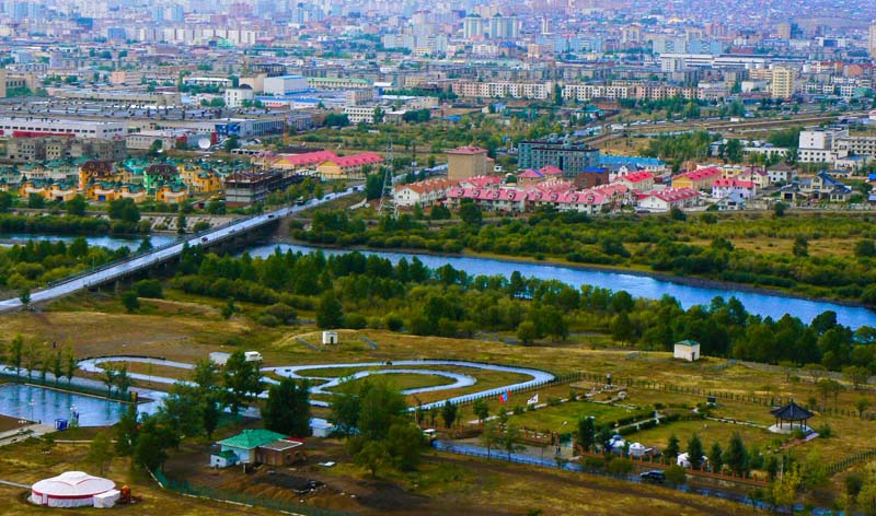 View of the Tuul River 