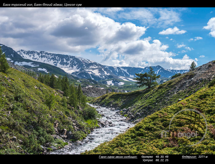 "Baga Turgen" river, Tsengel soum, Bayan-Ulgii aimag