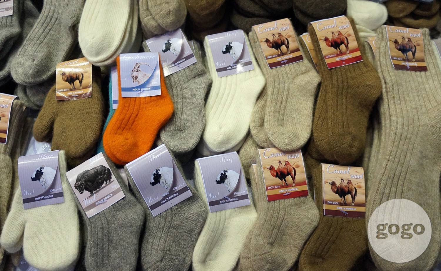Children wool socks (MNT 5000), Adult wool socks (MNT 7000)