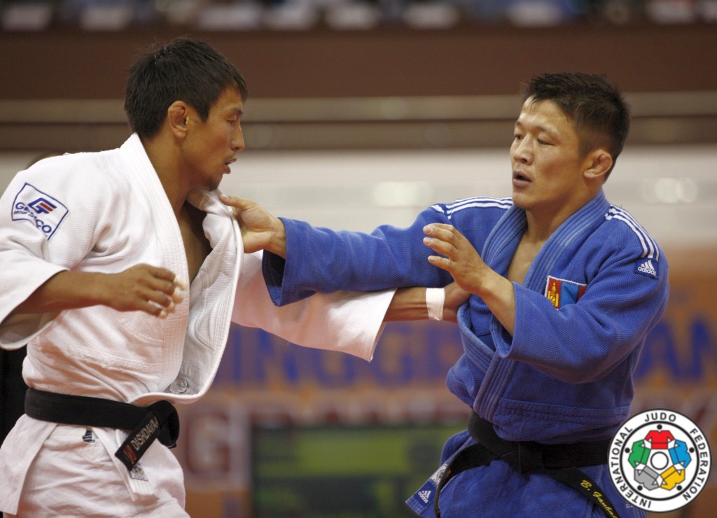 Judoka G.Boldbaatar and D.Amartuvshin