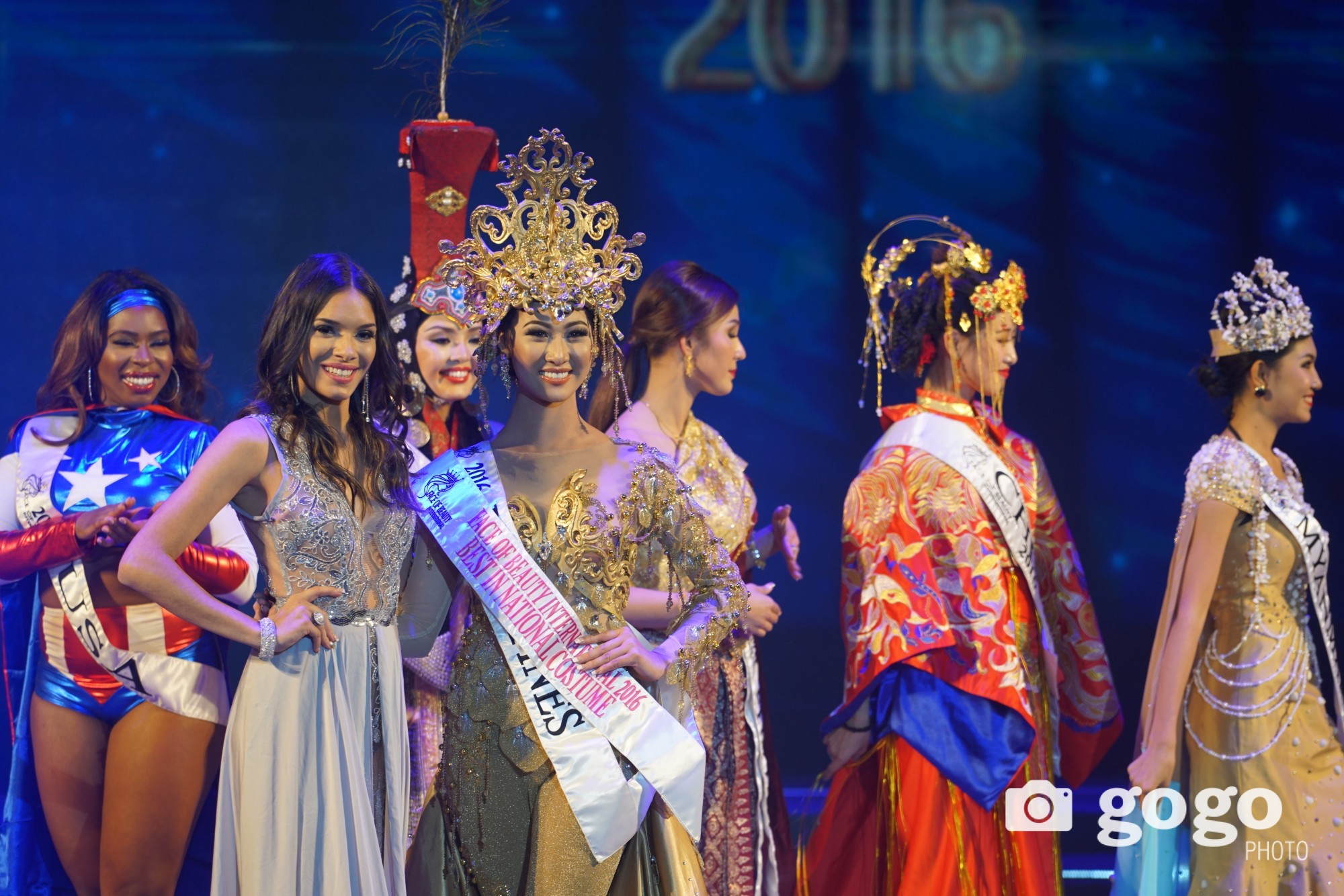 Miss Philippine was awarded the Best National Costume 