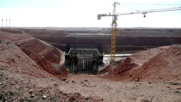 Part of the Oyu Tolgoi mining site. Photo by: Brücke-Osteuropa