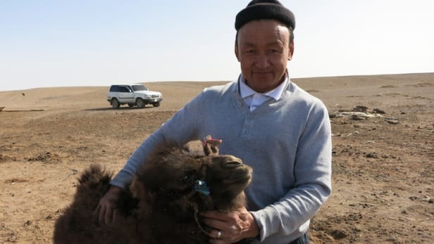 A herder with his camel. Photo by: Accountability Counsel