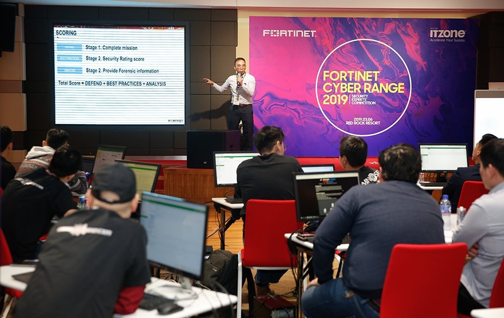 fortinet cyber range 2019 itzone