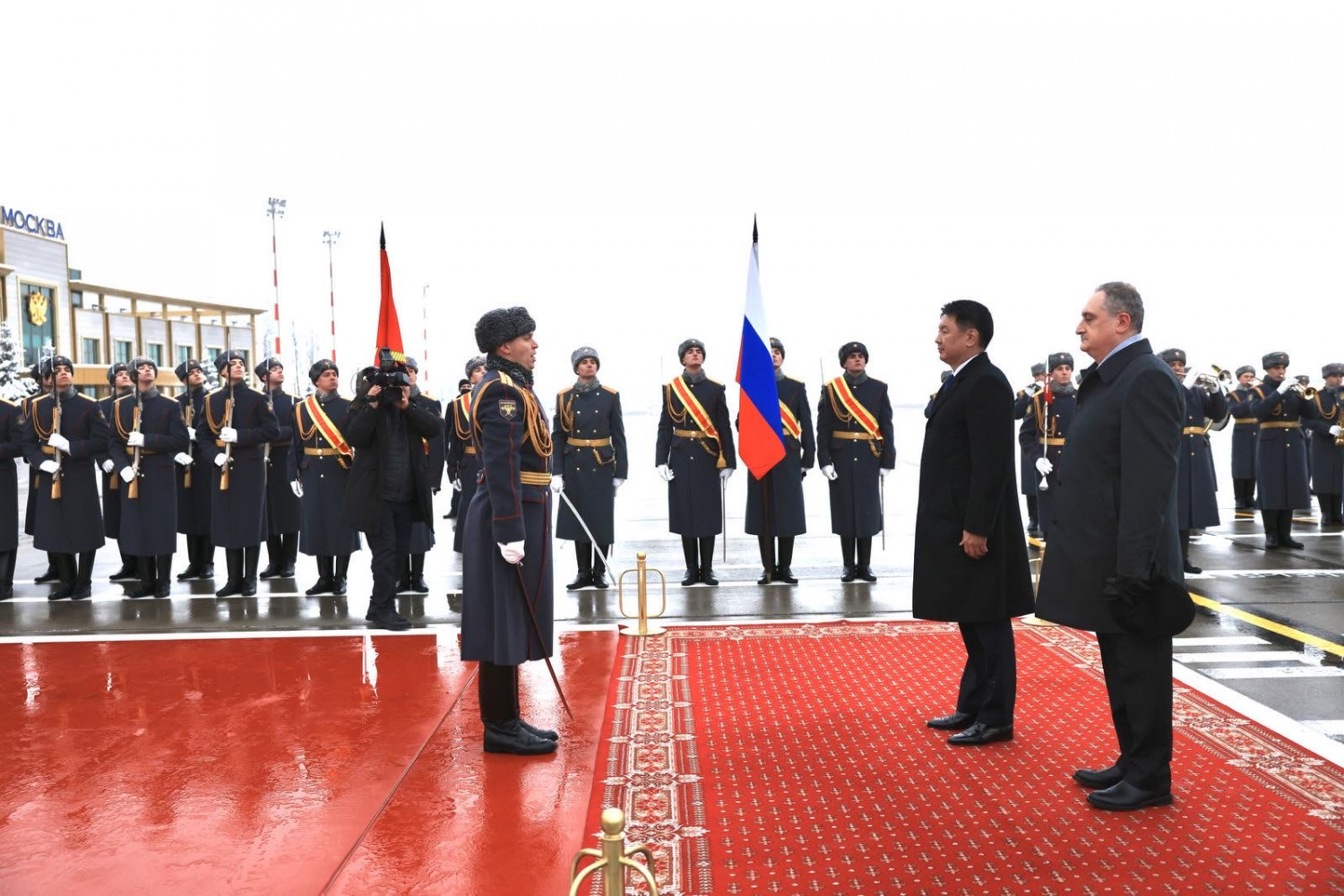 U.khurelsukh Landed In Moscow