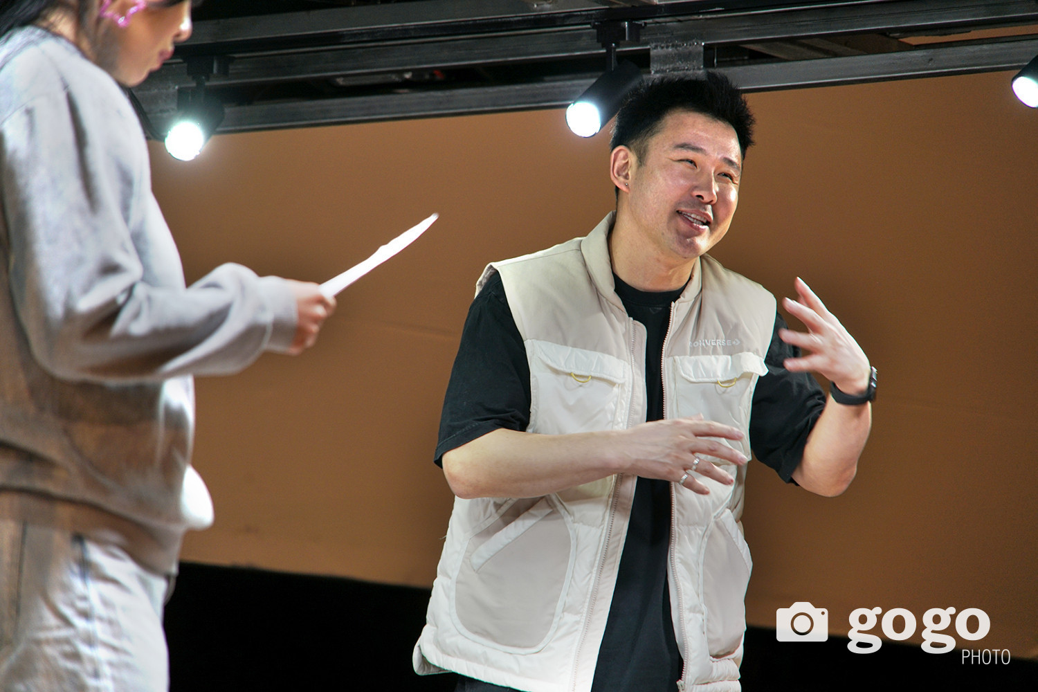 "Гэм зэм" жүжгийн бэлтгэлийн үеэр. Орфей театр.