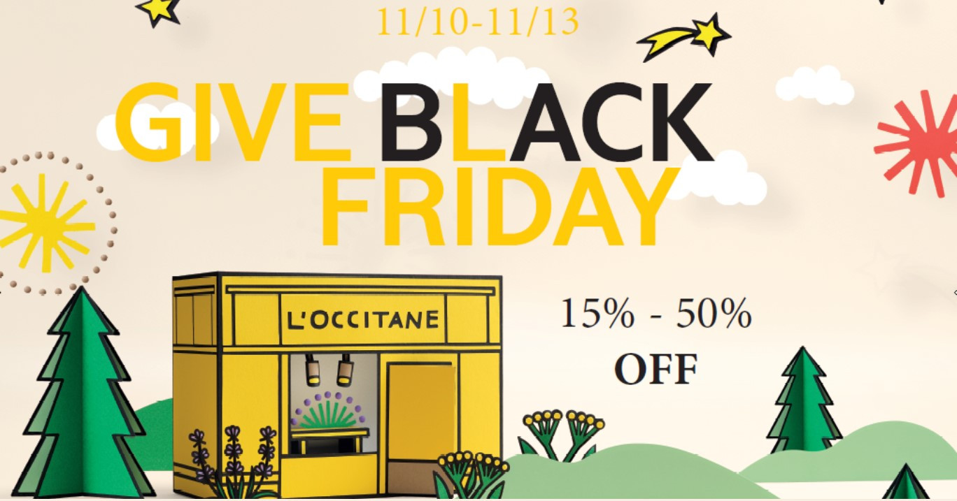 L’Occitane BLACK FRIDAY 50 хүртэлх хөнгөлөлттэй худалдаа ердөө 4