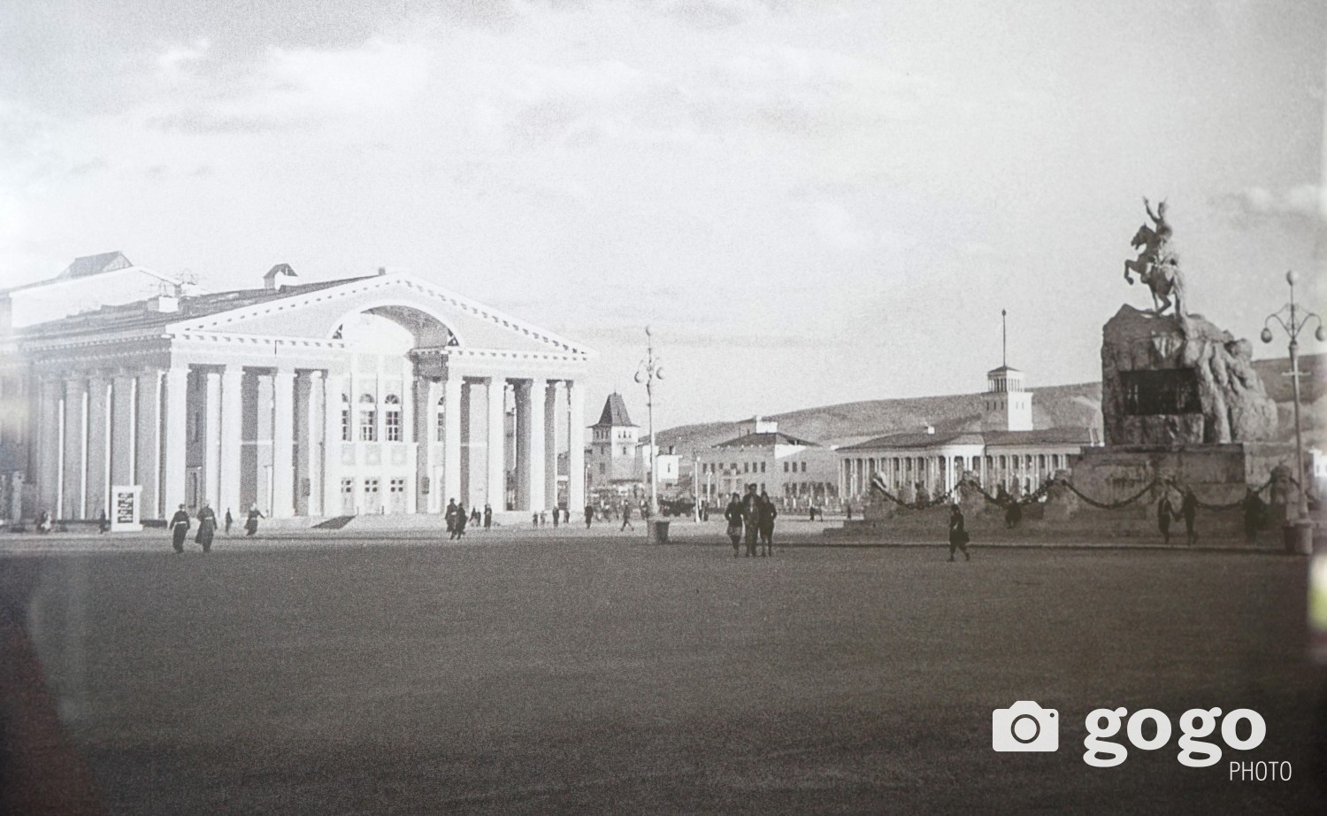 Sukhbaatar square (current Chinggis Khaan square) 1958.07.08