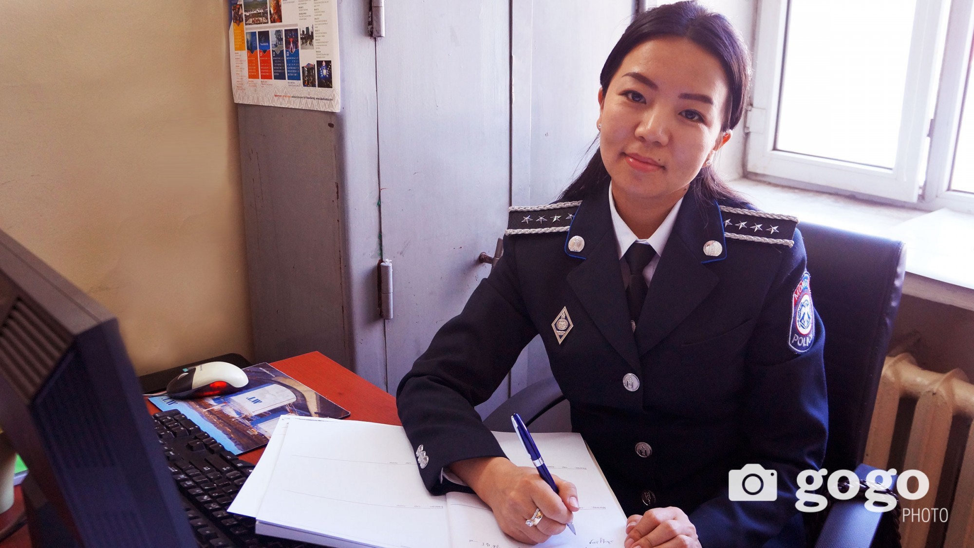 A.Munhsuvd is a senior police inspector of Chingeltei district. She wants more peace in Mongolia and she wants every citizens to know their rights and duties.   