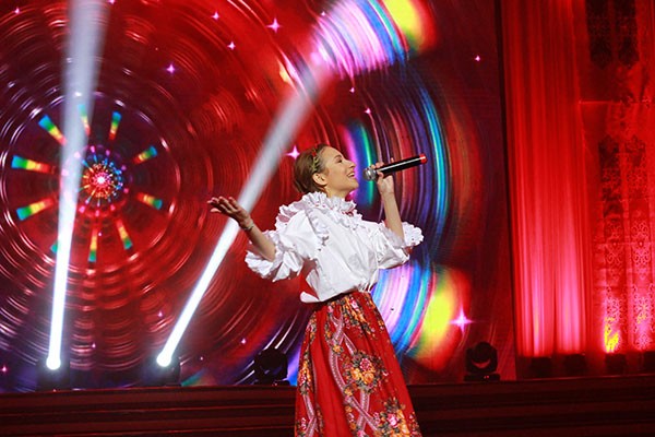 Mariya Posharlie from Romania. "I am participating in IFLC for the first time and I am very happy for being in Mongolia through the festival. I have not walked aroud the Ulaanbaatar city yet. However Mongolia seems that they still kept its ancient traditions and culture until today.  